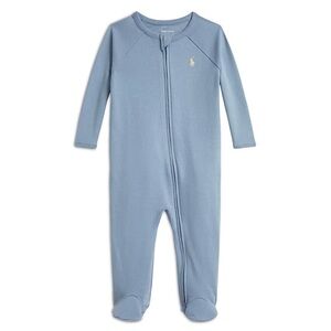Ralph Lauren Cotton Interlock Footed Coverall